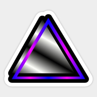 RETRO TRIANGLE Sticker